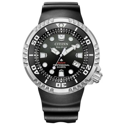 [Citizen] Promaster Eco-Drive с питанием от света Водонепроницаемые Дайверские 300 м MARINE Черные BN1024-01E Мужские