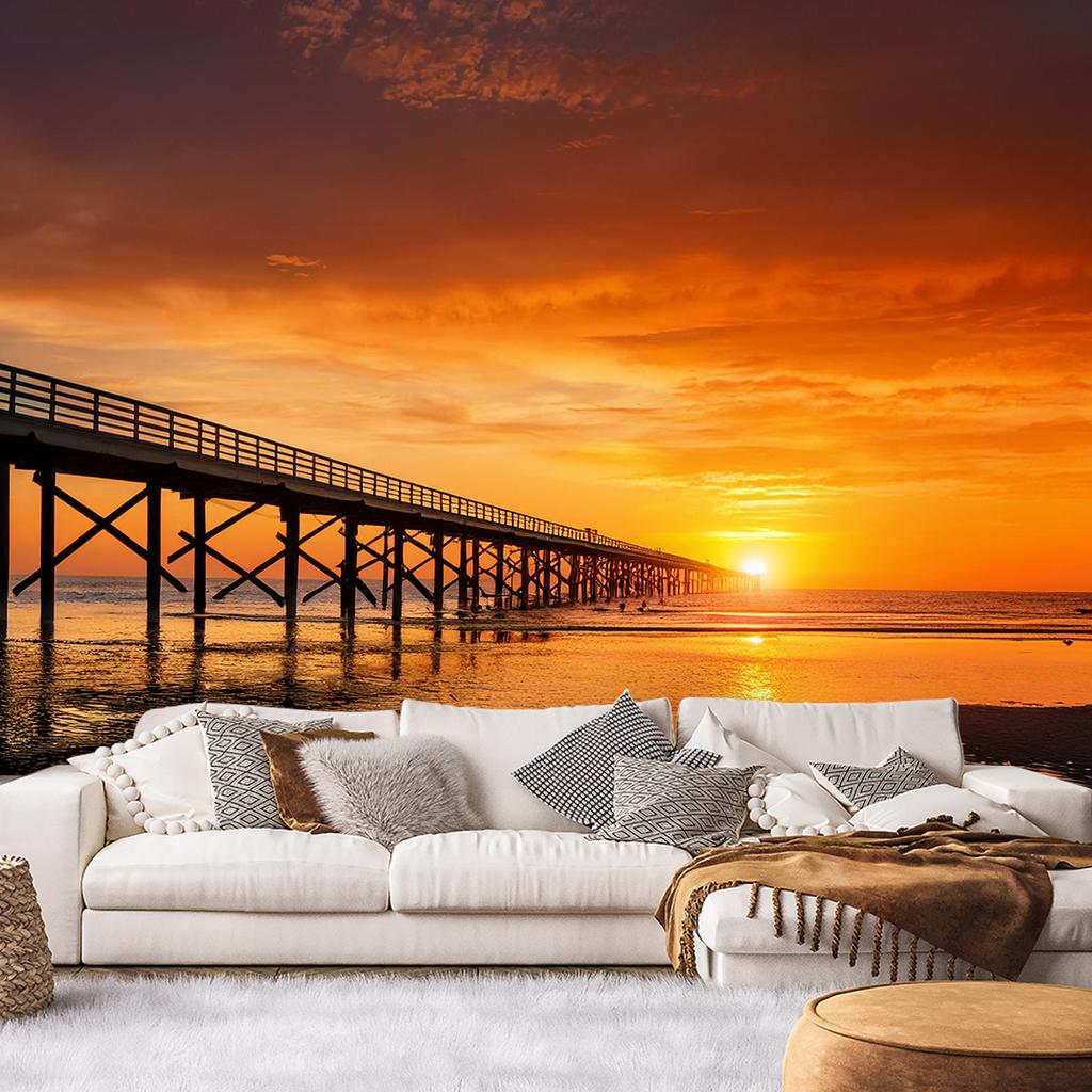 Wallpaper Sea Nature Sky Sunset