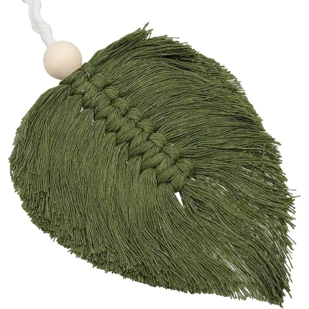 Настенный гобелен в технике макраме Настенный художественный гобелен в технике макраме Ручная работа, гобелен в технике макраме с деревянными бусинами