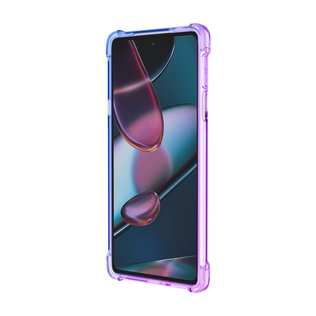 Прозрачный милый градиентный чехол для телефона, тонкий, устойчивый к царапинам, гибкий чехол из ТПУ, противоударный защитный чехол для Motorola Edge 20 30 40 Pro S30 X30 One 5G X40