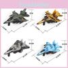 Simulation Inertial Solid Color Aircraft Fighter Children Model Toy