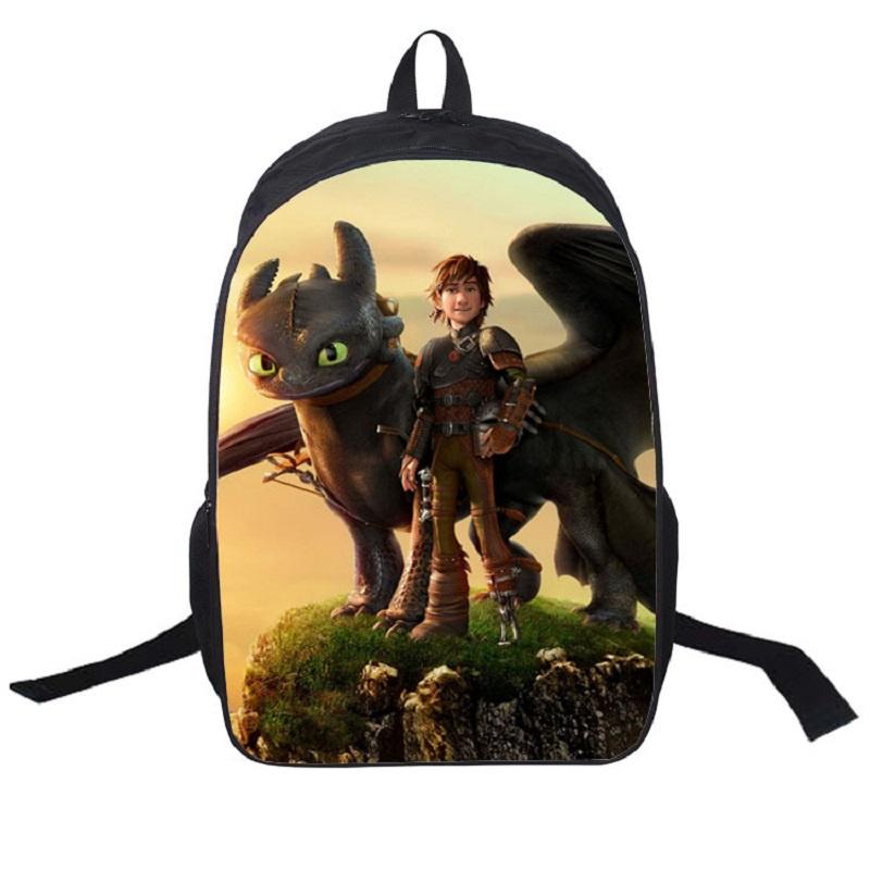 Versatile How To Train Your Dragon School Bag For Men With Classic Appeal