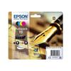 Epson Multipack T1626 - Fountain Pen - Black, Cyan, Magenta, Yellow (C13T16264012)
