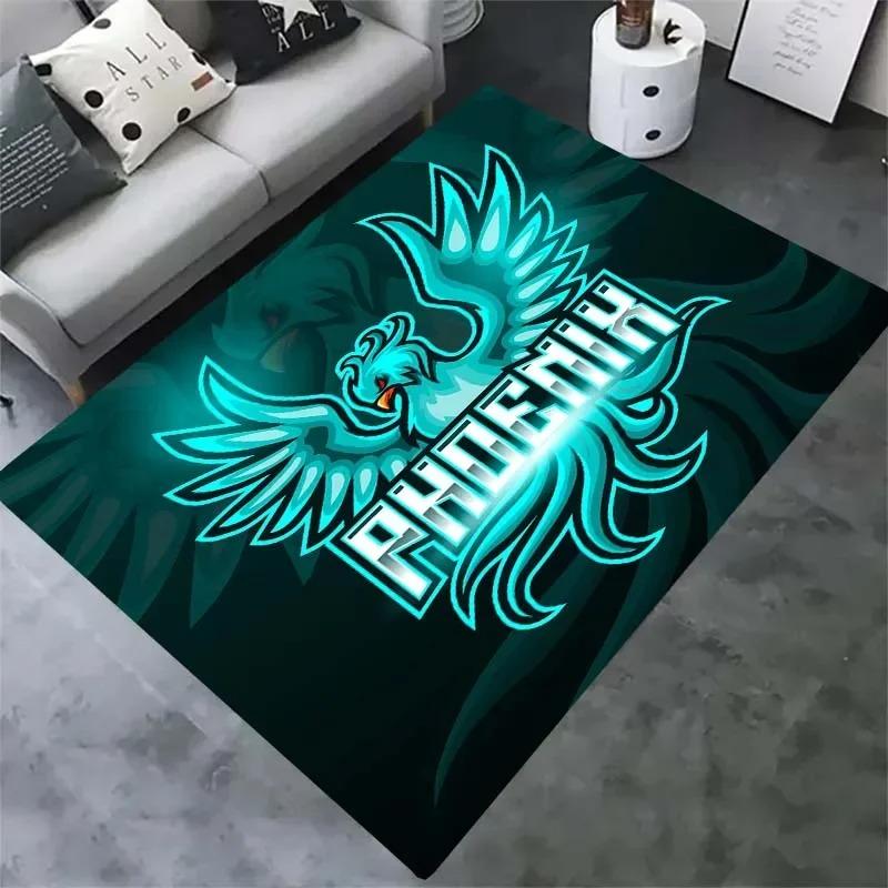 Phoenix Pattern Floor Mats Door Decoration Home Living Room Floor Mats