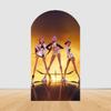 KPop Demon Hunter Arch Cover Background Girl Birthday Party Decoration Photography Background Arch Set Studio Supplies