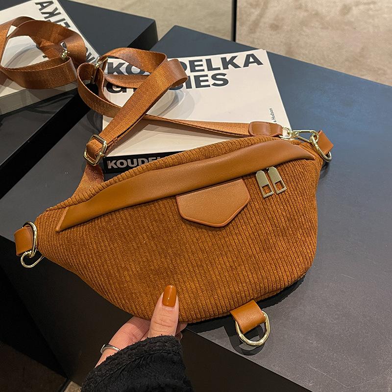Модные трендовые женские поясные сумки, простые однотонные, большой емкости, студенческие поясные сумки, уличный стиль, крутая женская сумка через плечо на груди