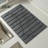 Fast Drying Kitchen Accessories Diatomaceous Dish Mat, Collapsible Absorbent Drain Pad, Large Capacity Rack Heat Resistant Multipurpose for Countertop