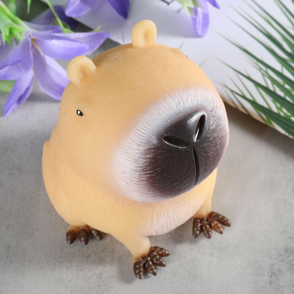 Soft Stretchy Capybara Squeeze Splashing Toy for Decompress Office TPR Balls Relaxation Toy Stress Reliever for Students