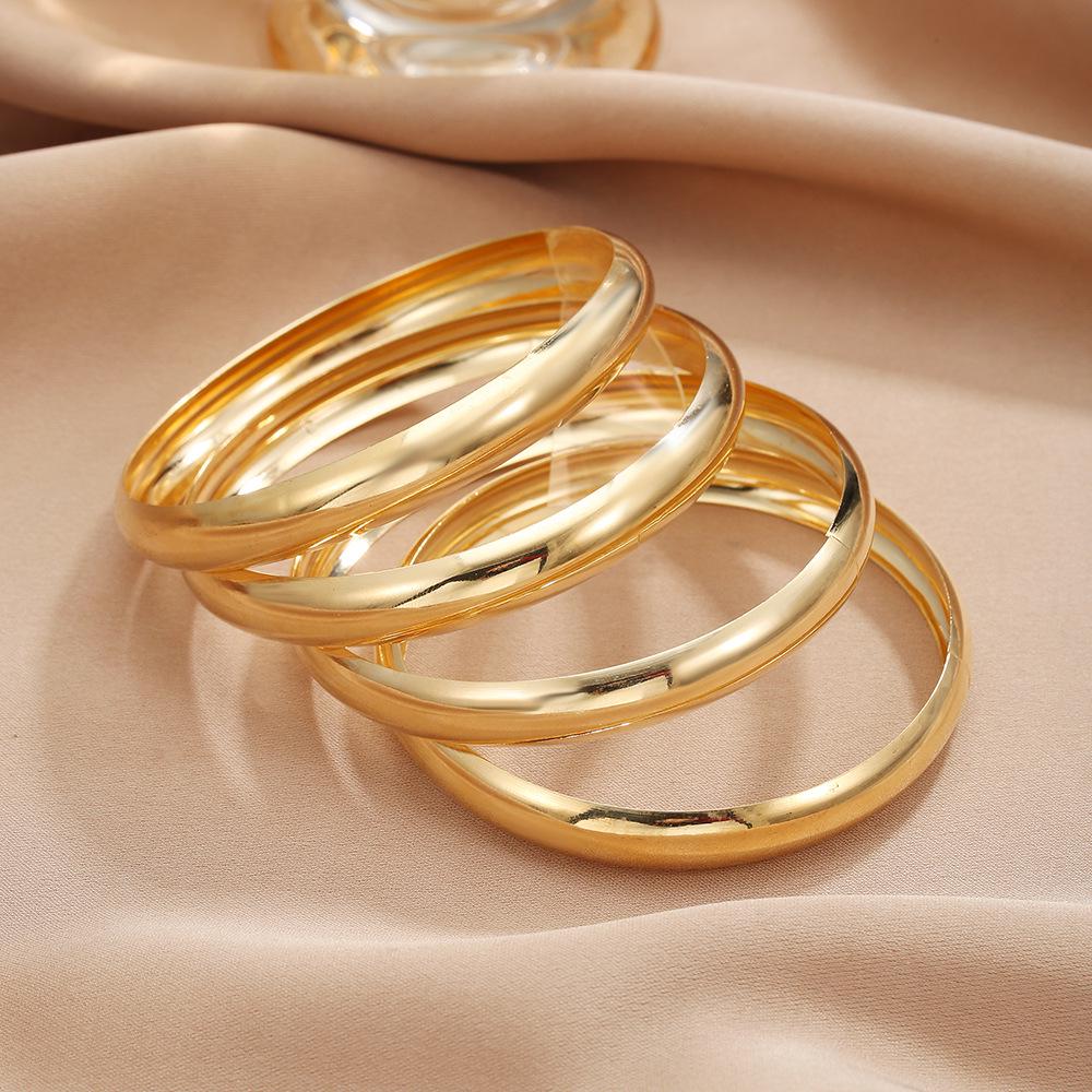 Богемный этнический набор браслетов с золотым покрытием - Ювелирные изделия в древнем западном стиле