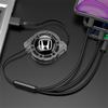 AAADJ1 3 In 1 Micro USB Type C Charging Cable Multi Charger For Honda Civic Accord Crosstour Spirior Odyssey Avancier UR-V Sienna CR-Z