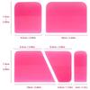 5/6/8Pcs TPU PPF Squeegee Set Car Paint Protection Film Vinyl Wrap Tool Water Removal Rubber Scraper Kit for Window Cleaning Vehicle Wrap PPF Tools