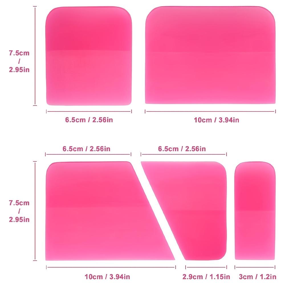 5/6/8Pcs TPU PPF Squeegee Set Car Paint Protection Film Vinyl Wrap Tool Water Removal Rubber Scraper Kit for Window Cleaning Vehicle Wrap PPF Tools