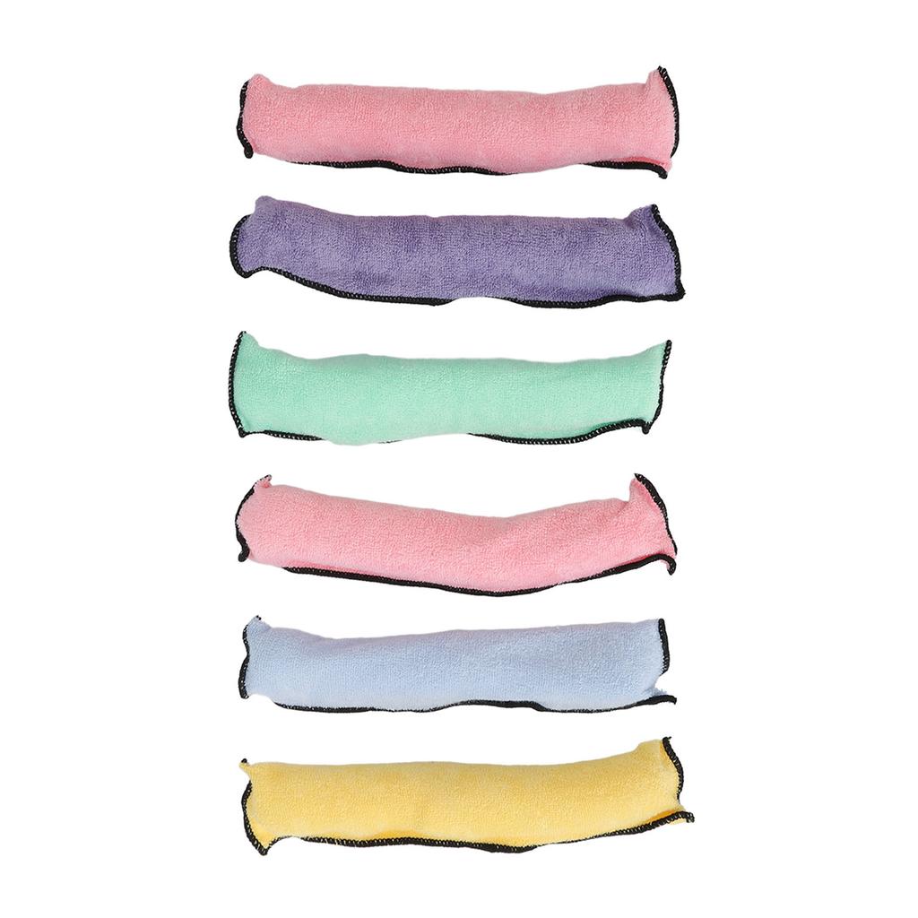 Heatless Curlers Safe Lightweight Portable Sponge Hair Rollers for Women Girls Children 6pcs