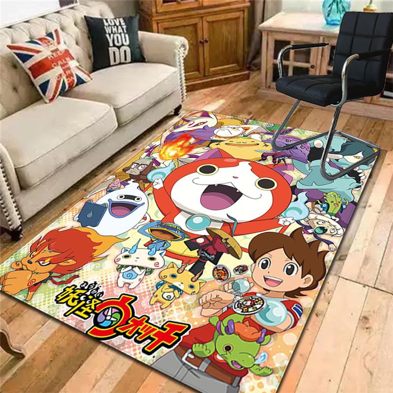 Yo-kai Watch Rug Floor Mat for Living Room or Bedroom Soft and Comfortable Carpet a Gift for Birthday and Holiday.DFF0925497