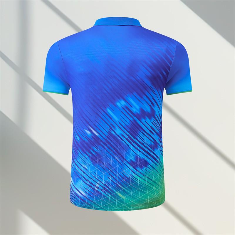 Unisex Quick-Dry Badminton Shirt Short Sleeve Sport Top Men Women Kids Training Competition