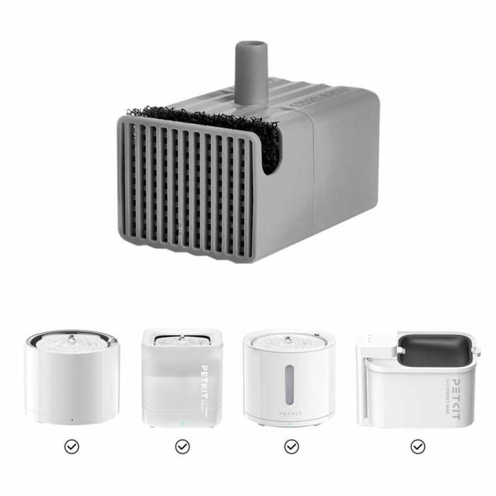 Pompe pour fontaine à eau - petkit - compatible solo 2, pro 3, max se - eau saine - montage facile