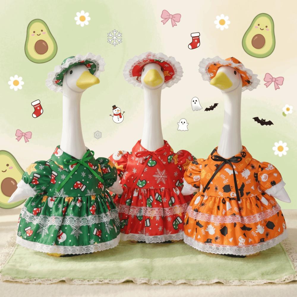 Removable Clothing Porch Goose Outfit Country Style Porch Goose Dress 23 Inch Porch Goose