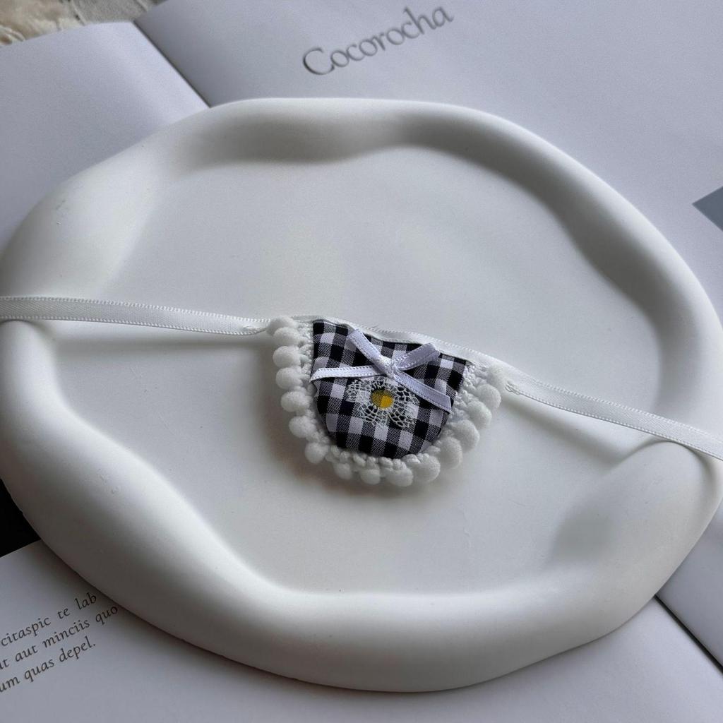 Слюнявчик для питомца-куклы Лабубу - Самоироничный медвежонок, детские аксессуары