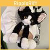 Black White Devon Rex Cat Accompany Plush Toys Soft Lovers Decor Gift Dolls