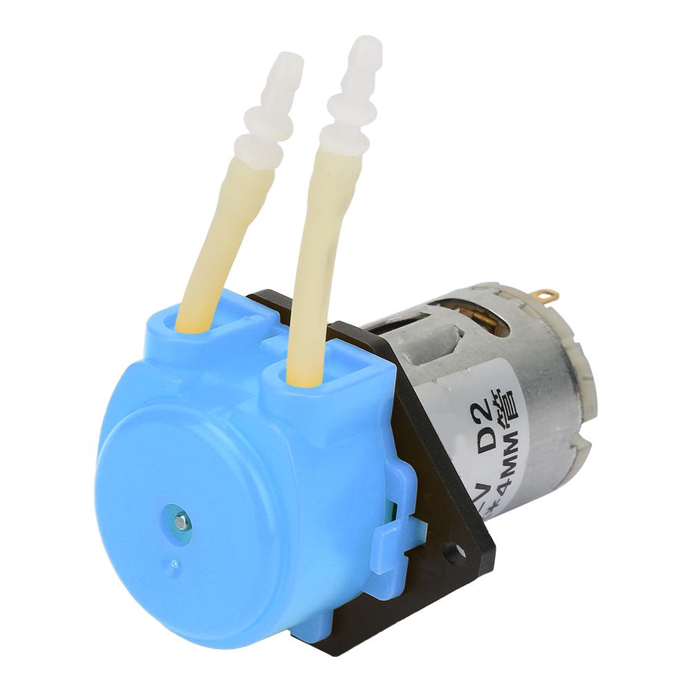 DC12V Blue Micro Water Liquid перистальтический насос для аквариумной лаборатории аналитический 2*4 мм