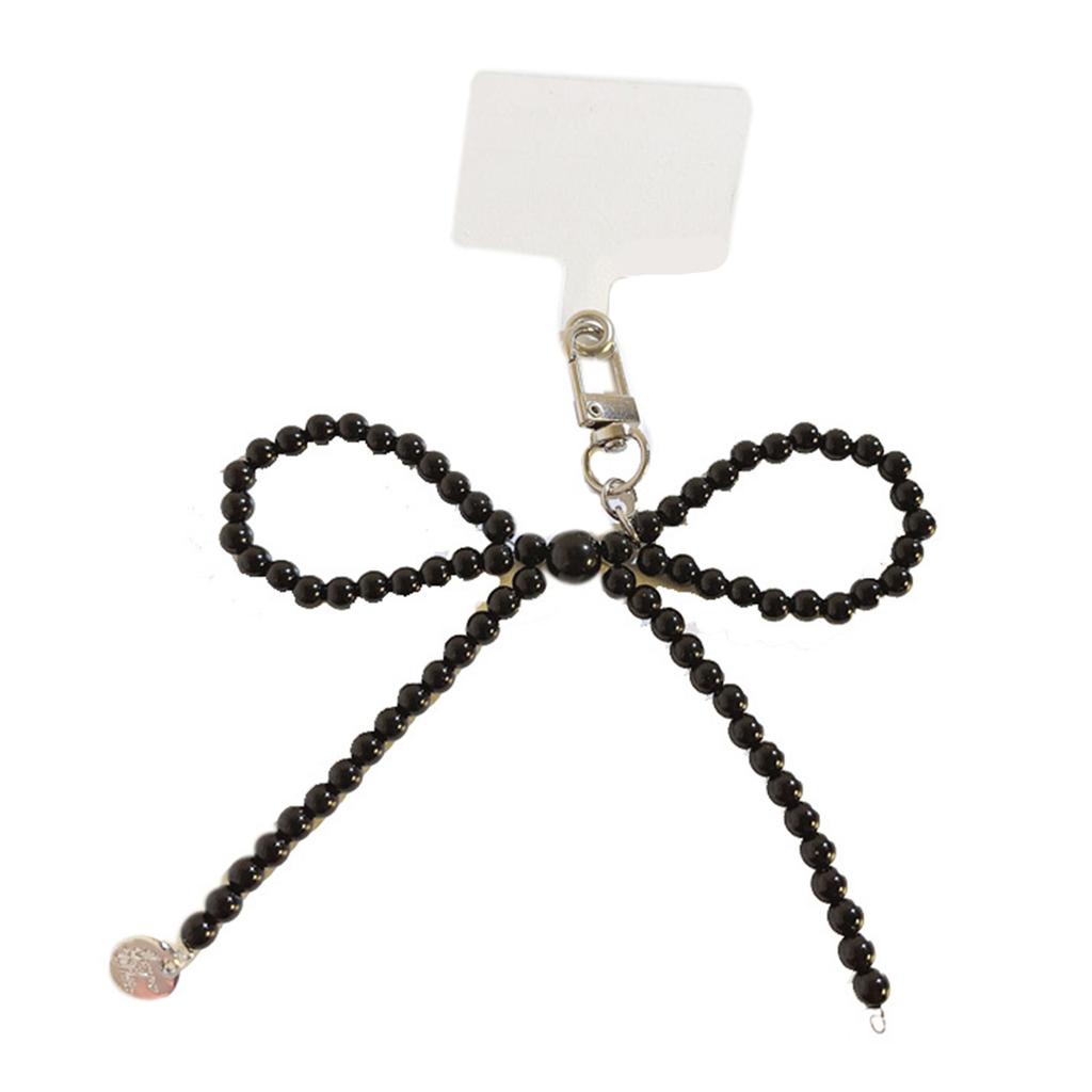 Жемчужный бисерный бантик Подвеска Подвеска Сладкий Крутой Ремешок для телефона Украшение для сумки Портативный Сладкий шнурок для девочек женщин