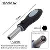 Triangle Head Screwdriver Bit Set Magnetic 1/4" Hex S2 Steel Security Triangular Screw Driver Bits Ratchet Wrench Hand Tools