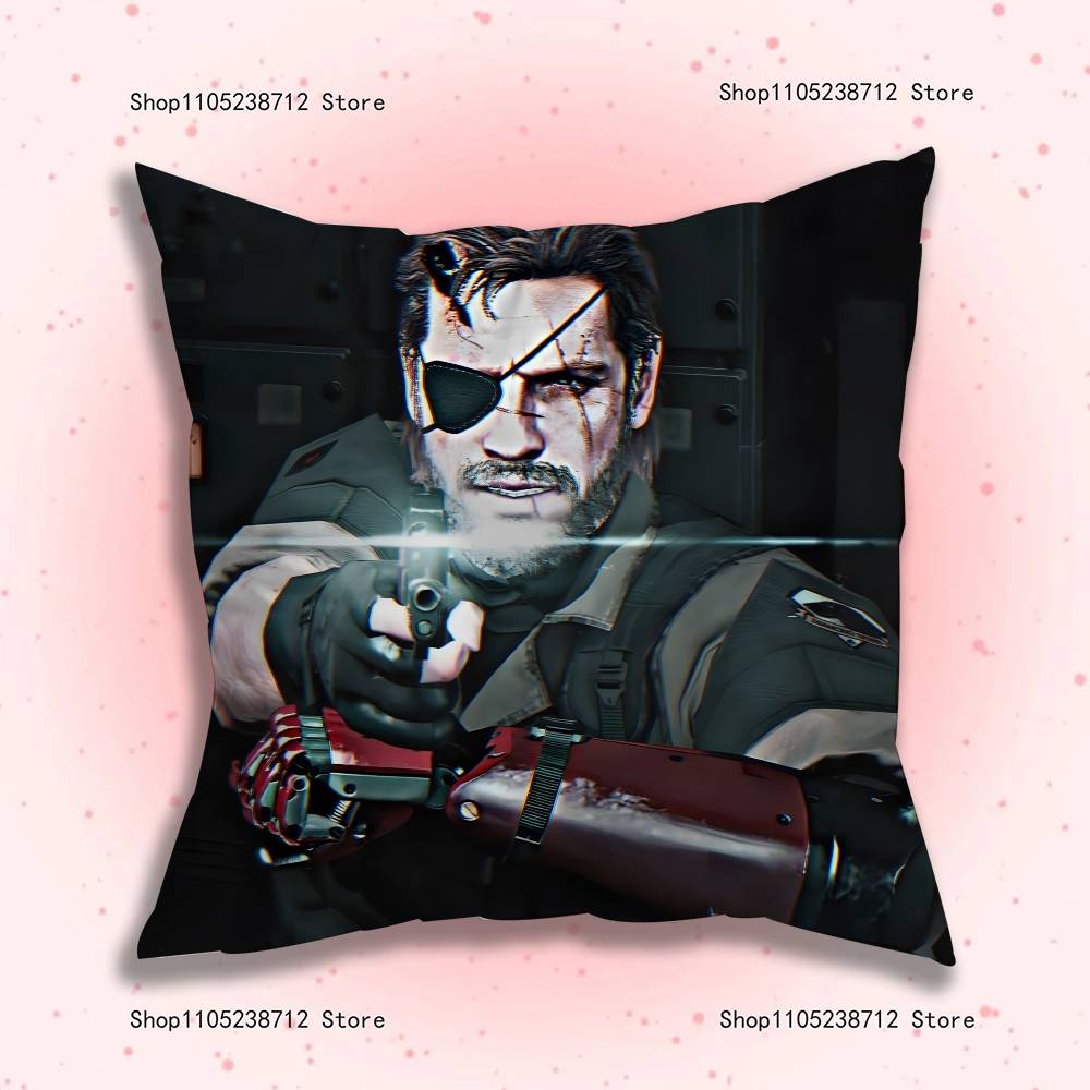 M-Metal Gear Solid Рейден Наволочка Плюшевая Ткань Мягкая Наволочка Двусторонний Принт Подушка для Дивана Плед