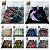 3D Sea Turtle Printing Duver Cover Set Turtle Pattern Bedding Cover Suit Lovely Boys Girls Single Double Size Bedroom Decor