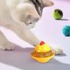 Chicken Shaped Cat Treat Dispenser Toy Tumbler Eating Interactive Pet Toy Cat Dog