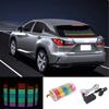 45*11cm  Car LED Music Rhythm Flash Light Sound Activated Sensor Equalizer Rear Windshield Sticker Styling Neon Lamp