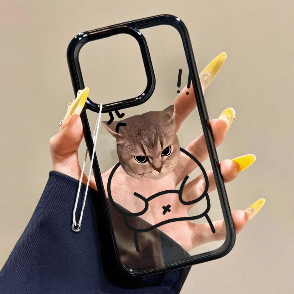 Акриловый чехол для телефона для iPhone 11 12 13 14 Pro 12 14 16 Pro Max для Samsung A16 A36 A56 S24 FE Высококачественный расписной противоударный чехол для мобильного телефона