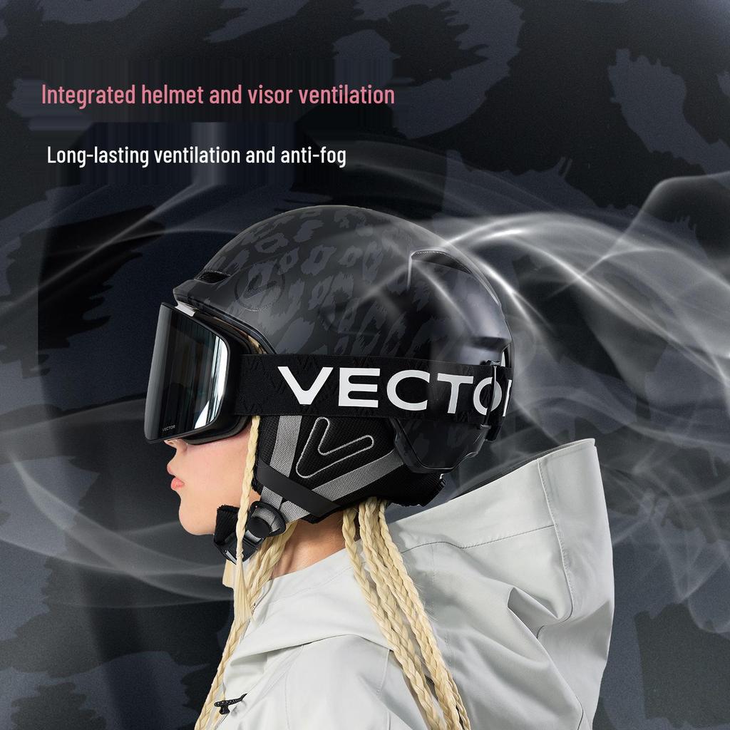 Шлем VECTOR для лыж и сноуборда для мужчин и женщин - Защитное снаряжение от столкновений и падений