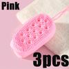 1-3 шт. Щетки для душа, для тела, силиконовый скраб для отшелушивания, двусторонние, массажер, инструменты для очистки кожи
