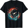 CHOSEN X Fish Swim Against the Current X Bible X Christian T-Shirt Tops Tee