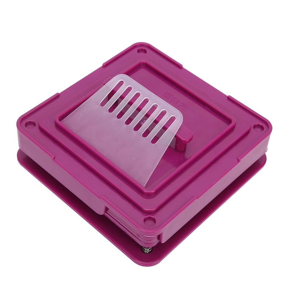 100 Holes Empty Capsule Plate Capsule Powder Filler Plate Capsule Manual Filling ToolPurple