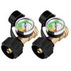 Propane Tank Gauge Level Indicator QCC1/Type1 Connecter Gas Pressure Meter Universal Propane Gauge for Rv Camper Cylinder Heater