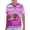 Gabby Dollhouse TV series 3D Printing children T-shirt High Quality Comic Kids Summer Boys/girls O-neck Comfortable Soft Tees  3D Printed Anime TOPS