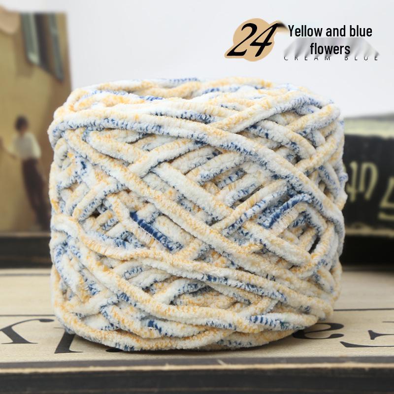 Толстая пряжа Ice Wool для вязания одеял, тапочек, шейных платков и шарфов