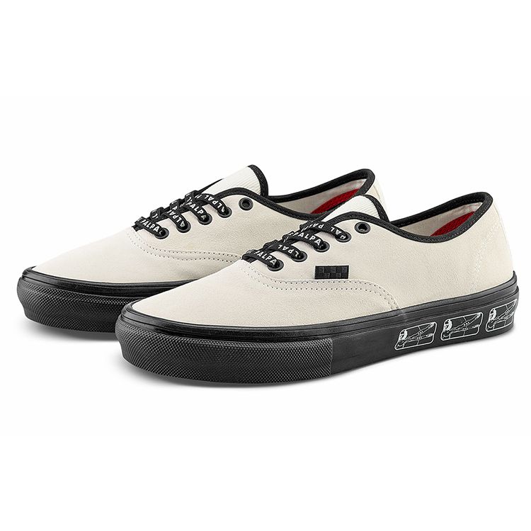 Vans Palpal Skate X Коллекция Authentic Низкие кеды для скейтбординга Унисекс Кроссовки Молочно-белый VN0A5FC8A93
