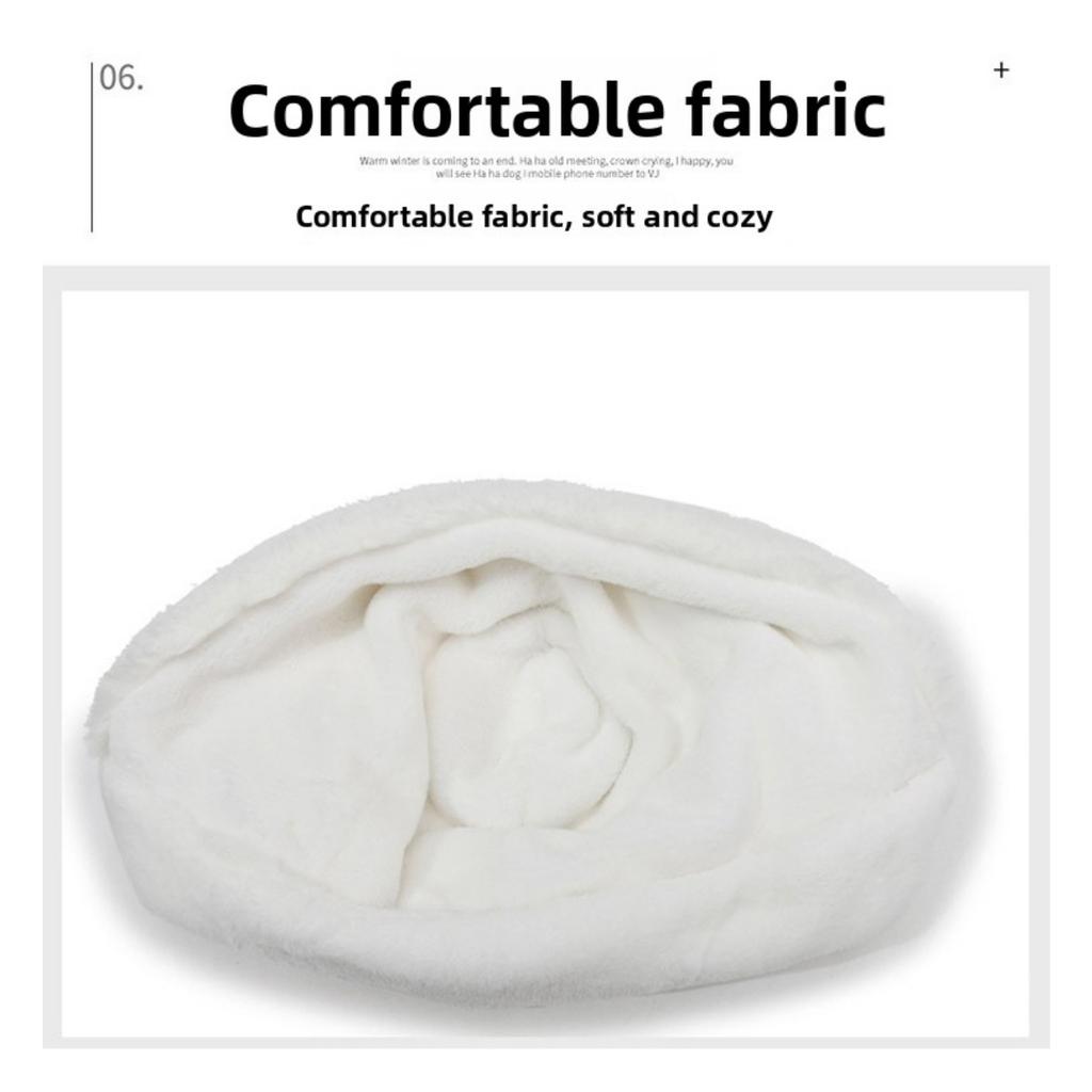 Hat, Scarf, One-piece Hat, Winter Fashion, Versatile, Female Adult Cycling, Warm and Plush Thick Ear Protection, Windproof Hat