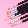 8 PCS/Set Nail Brushes Painting Pen Pink Petal Drawing Dotting Pen for Nail Design Acrylic Gel Polish Manicure Hand Drawn Tools