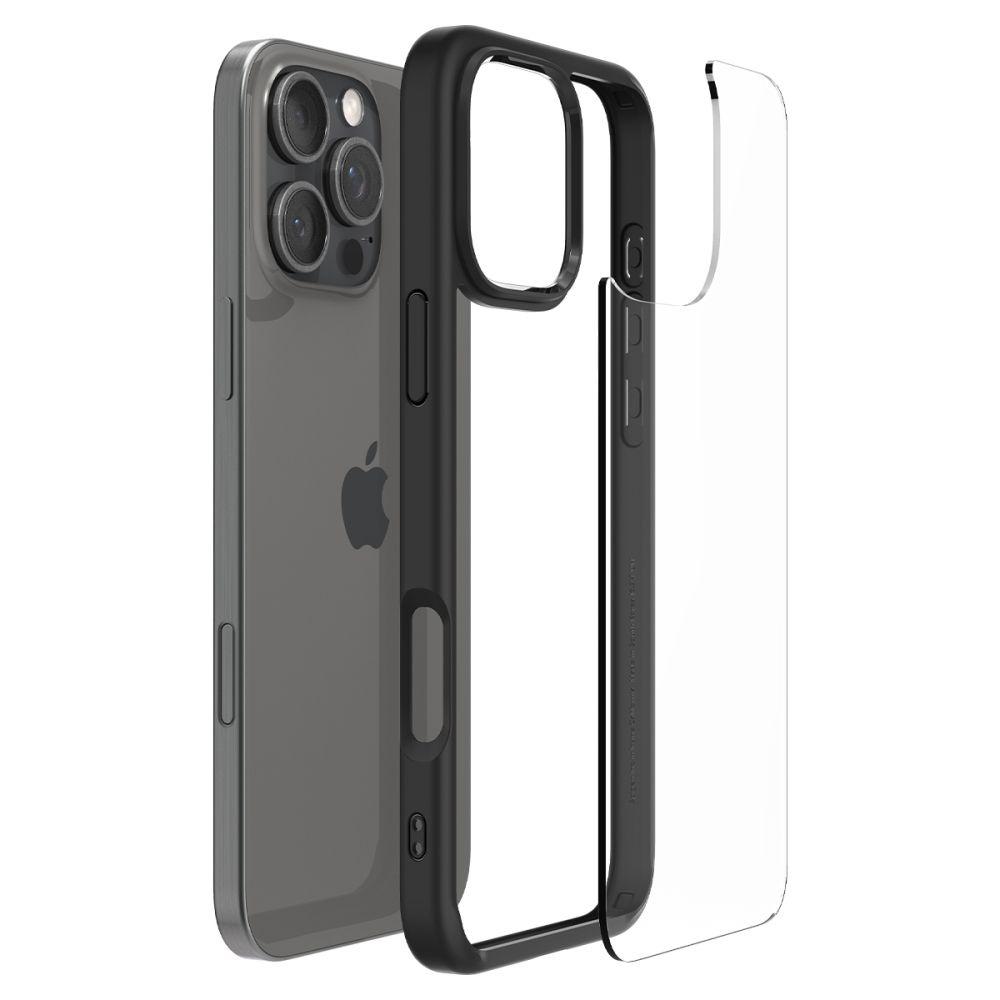 Spigen Ultra Hybrid Case for iPhone 16 Pro Max - Matte Black