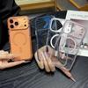 Премиальный чехол для iPhone 17 Pro Max: Двухцветный дизайн «Ледяной кристалл» с магнитной фиксацией и полной защитой от падений