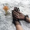 Falbala Full Finger Sunscreen Flexible Accessories Spots Gloves Tulle Gloves Lace Mittens Spots