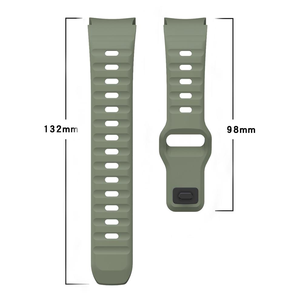 Полный ремешок для Samsung Galaxy Watch FE 40 мм, легкая обратная пряжка для Galaxy Watch 4 5 6 7 40/44 мм, ремешок армейского зеленого цвета