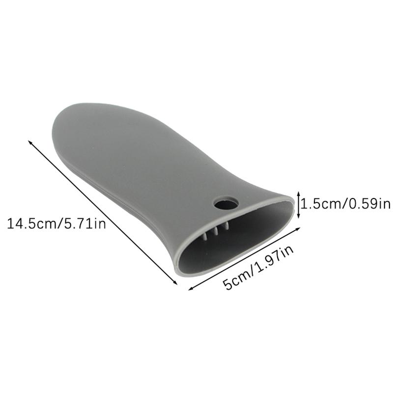 Нескользящий силиконовый держатель для ручек кастрюль Разборные части для посуды Прихватка Чугунная сковорода Ручка для сковородок Крышка Ручка для кастрюль