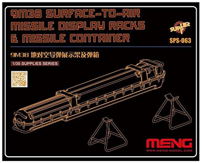 Meng Model Russian 9M38 Missile Display Rack Missile Container Resin Kit MSPS063 1/35 &