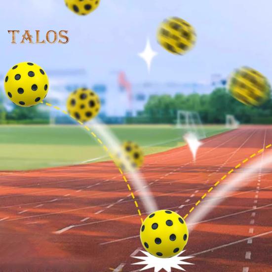 Тренировочные мячи для пиклбола из пеноматериала с тихим отскоком для тренировок и соревнований. Мячи для пиклбола из пеноматериала высокой плотности для безопасной игры.