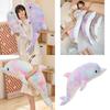 Rainbow Dolphin Plush Toy With Sleep Pillow For Kids Bedtime And Play