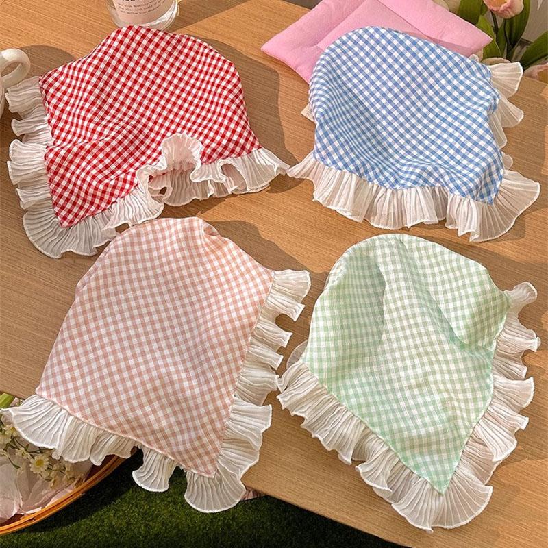 Корейский Ins кружевной шарф для волос повязка для женщин ретро треугольный обруч для волос повязка на голову платок повязка на голову французская дорожная повязка на голову